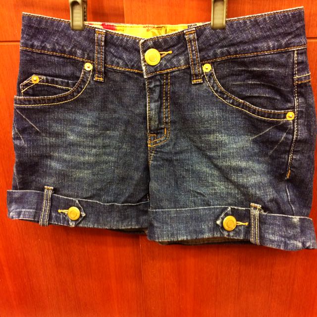 Bobson Sunsister 反折牛仔短褲 她的時尚 褲子在旋轉拍賣