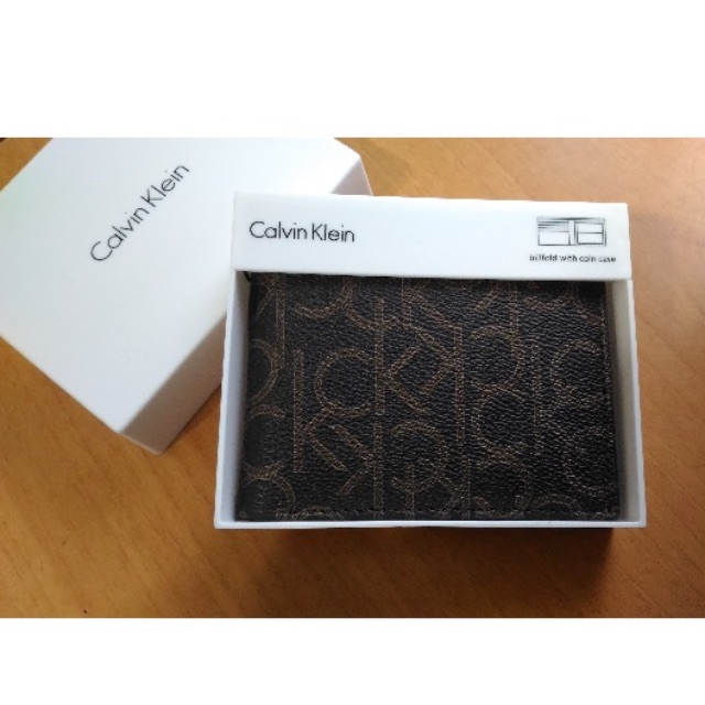 calvin klein men's wallet with coin pocket