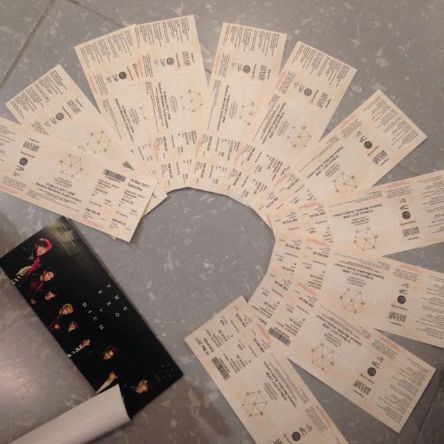 Exo Concert Ticket, Tickets & Vouchers, Local Attractions and Transport