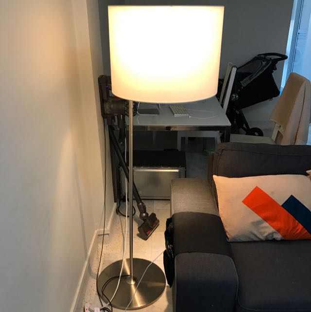 Floor Lamp Ikea Stockholm White Furniture Home Decor On
