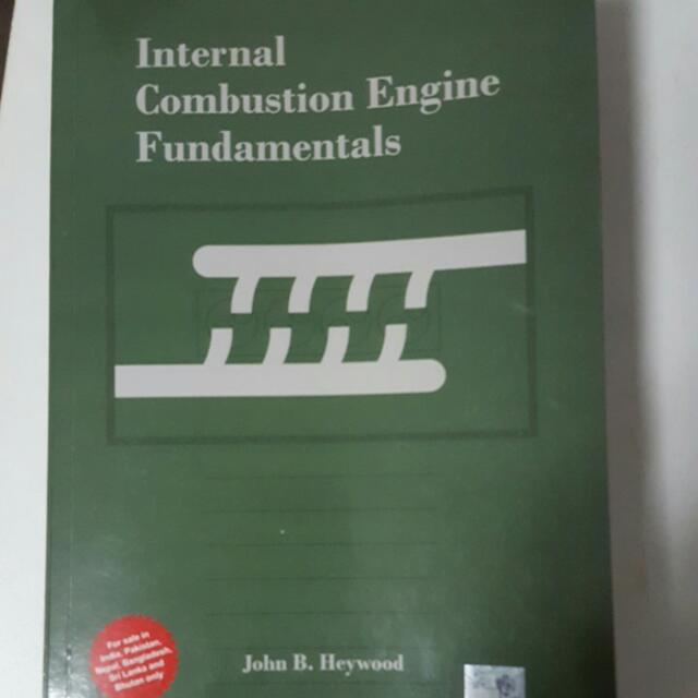 Internal Combustion Engine Fundamentals By John Heywood, Hobbies & Toys