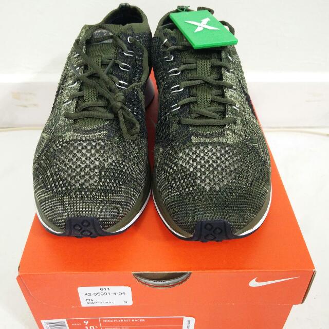 Nike flyknit racer on sale olive