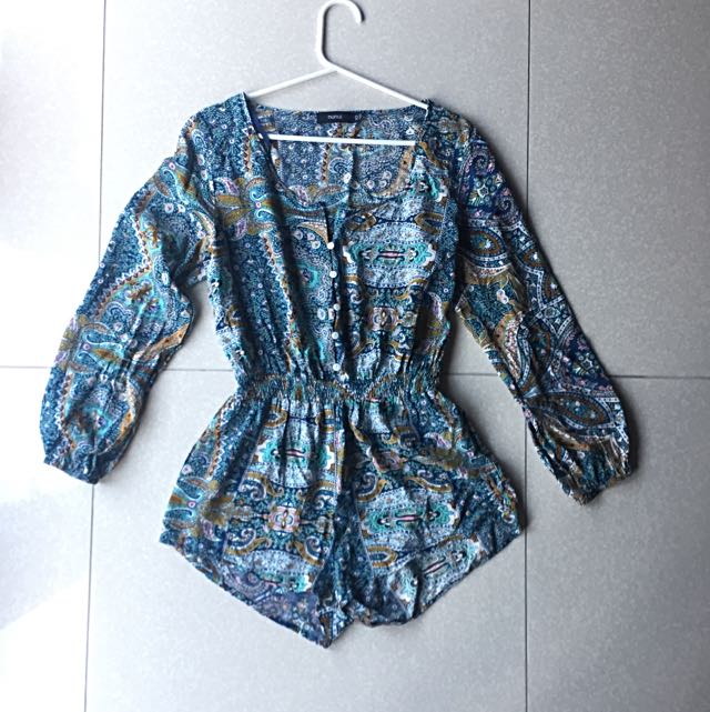 playsuit size 10