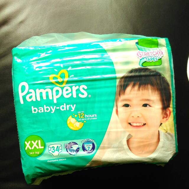 pampers baby dry xxl price