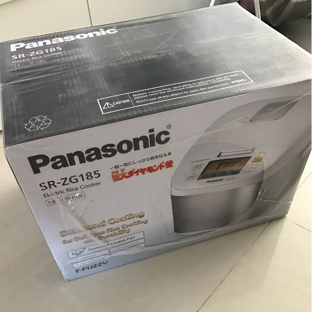 Panasonic Electric Rice Cooker SRZG 185, TV & Home Appliances, Kitchen