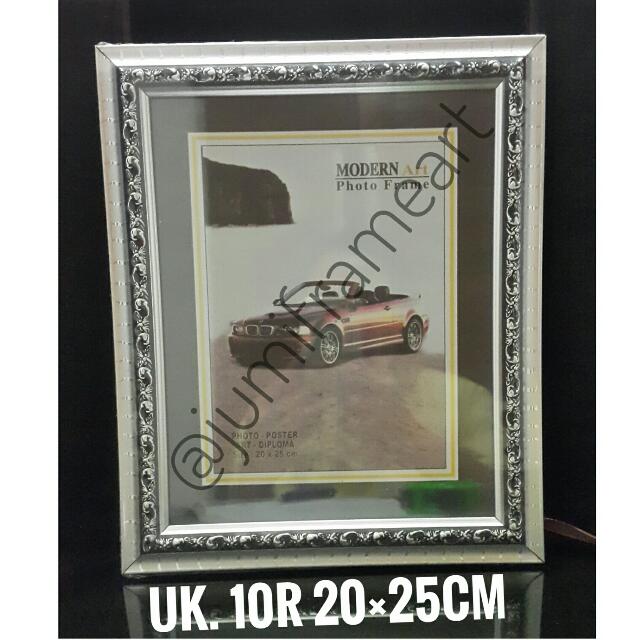 Photo Frame 10r Silver Ukir Perabotan Rumah Di Carousell Foto 20x25 cm full bingkai. photo frame 10r silver ukir