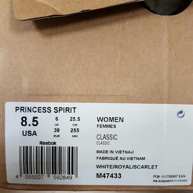 Reebok princess spirit outlet