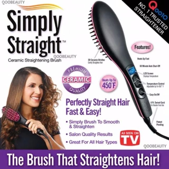 As seen on tv hair straightener 2025