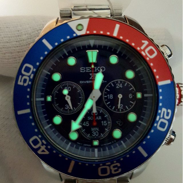 SSC019P1 SSC019P SSC019 Men s Prospex SOLAR CHRONOGRAPH 200m