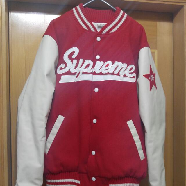 supreme sacred heart warriors varsity jacket