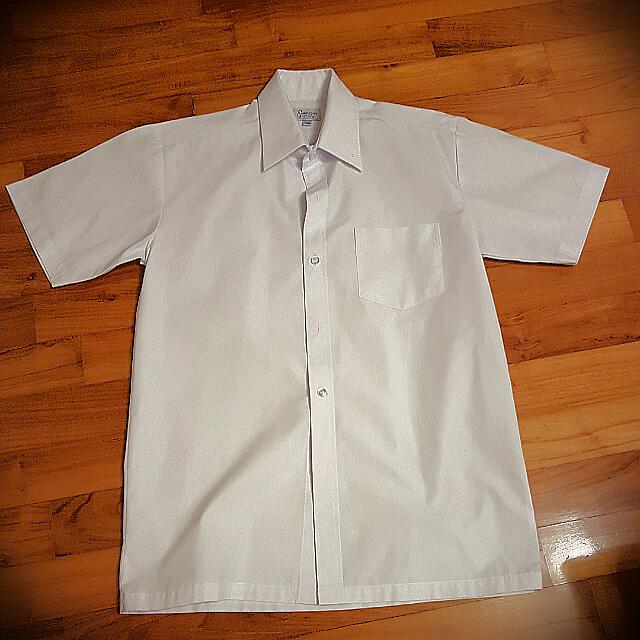 White school on sale shirts short sleeve