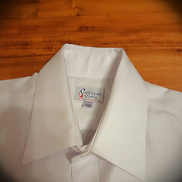 White Short Sleeve Shirt - School Uniform, Men's Fashion, Tops & Sets, Tshirts & Polo Shirts on ...