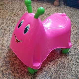 pink catepillar shaped walker for toddlers