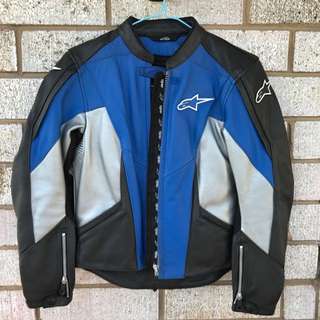 Alpinestars Genuine leather Motorbike jacket Size 8