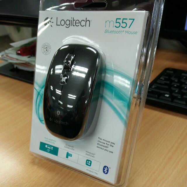 Original Bluetooth Logitech Mouse M557 Brand New In Original Packaging Computers Tech Parts Accessories Cables Adaptors On Carousell