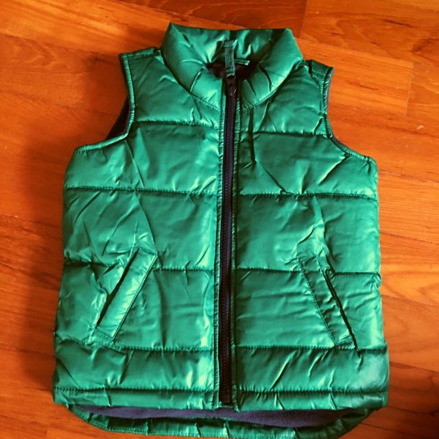 Boy s Zip Up Green Frost Free Vest Old Navy Babies Kids
