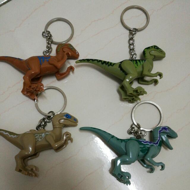Lego hotsell dinosaur keychain