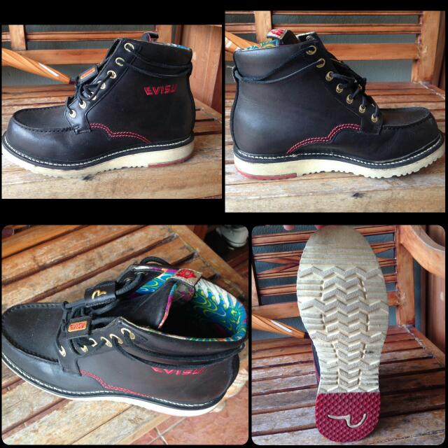 Evisu boots discount