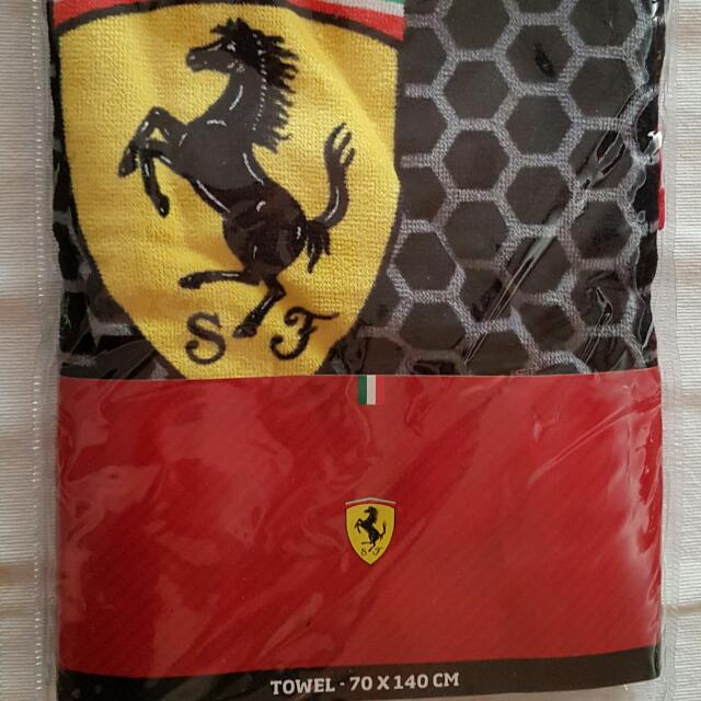 Ferrari towel hot sale