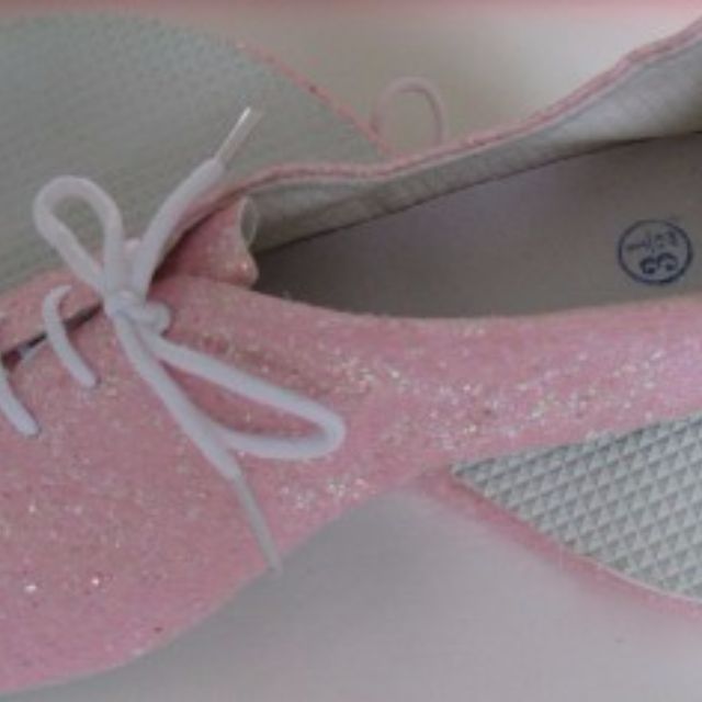 pink jazz shoes