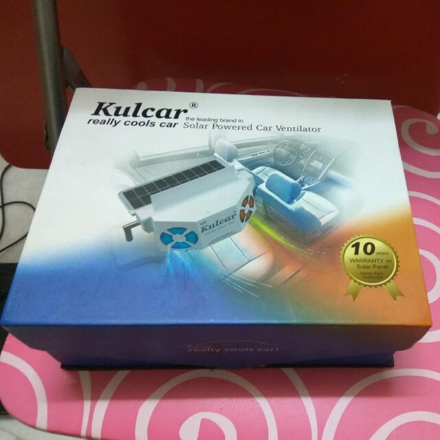 Kulcar solar powered 2025 car ventilator