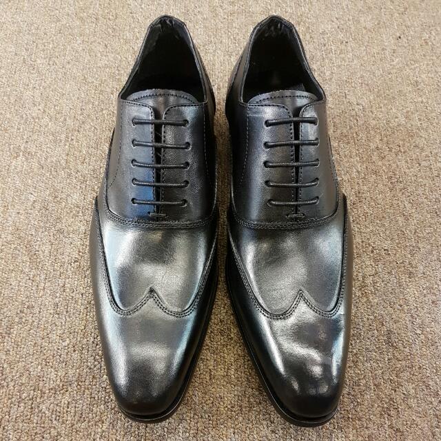 Leather shoes black colour clearance