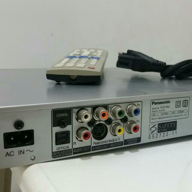 Panasonic DVD/CD Player (DVDS52), Hobbies & Toys, Music & Media, CDs