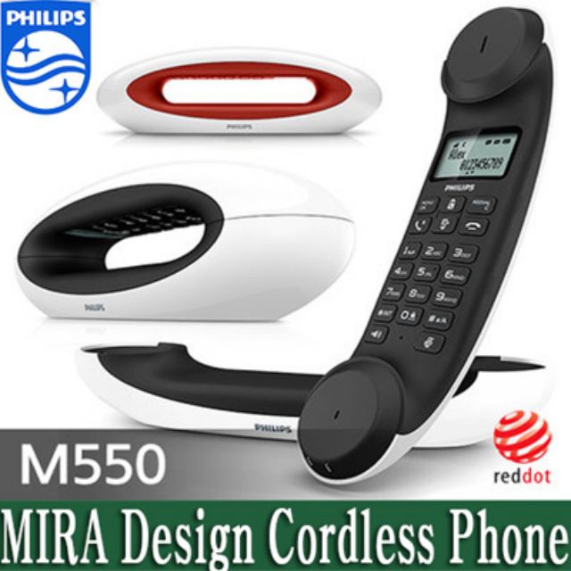Philips M550 cordless phone (red), Mobile Phones & Gadgets, Wearables & Smart Watches on Carousell
