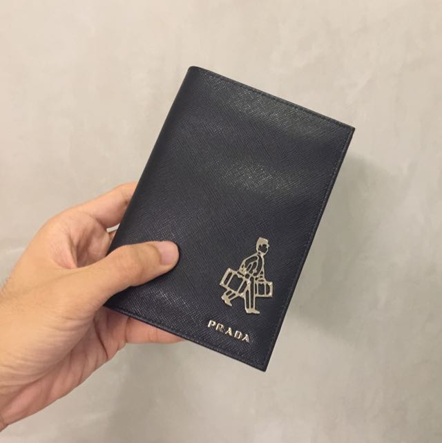 passport holder prada