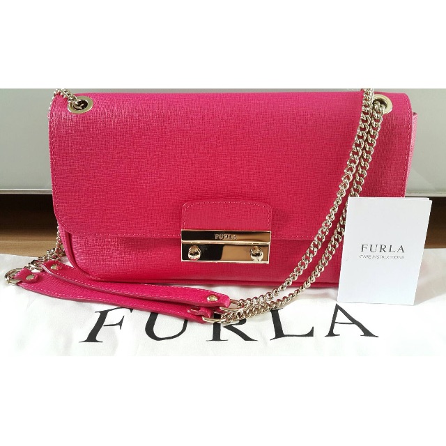 Furla Joann Small Leather Pochette Bag Keweenaw Bay Indian Community