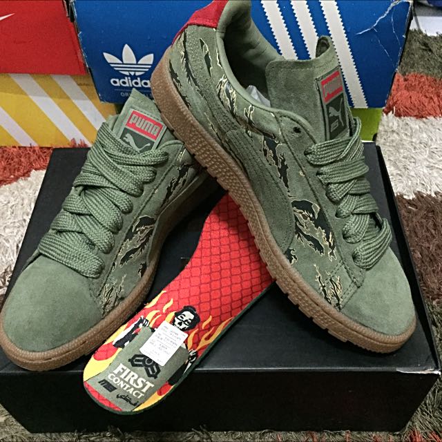Puma Clyde First Contact X Sabotage X Mita Sneakers, Men's Fashion, Footwear,  Sneakers on Carousell
