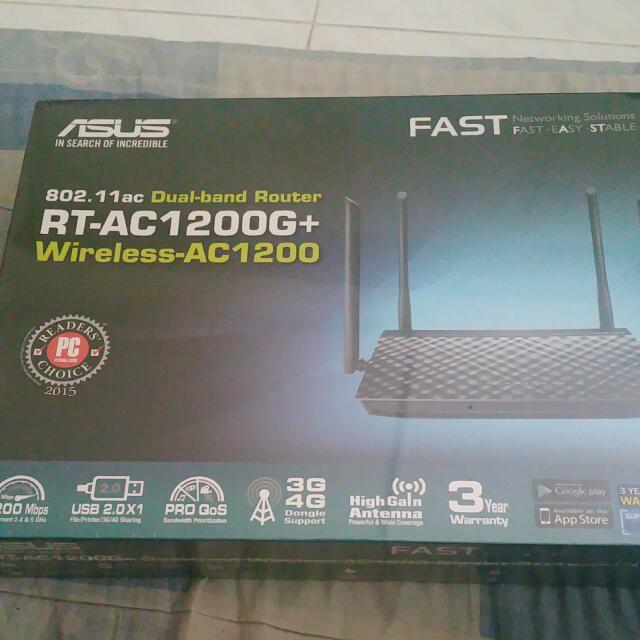 RT-AC1200G+wireless-AC1200 (Router), Computers & Tech, Parts ...