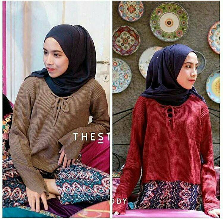 66+ Model Baju Bahan Rajut Terbaik