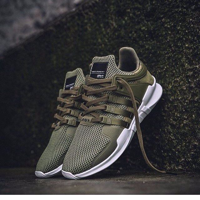 eqt support adv shoes green