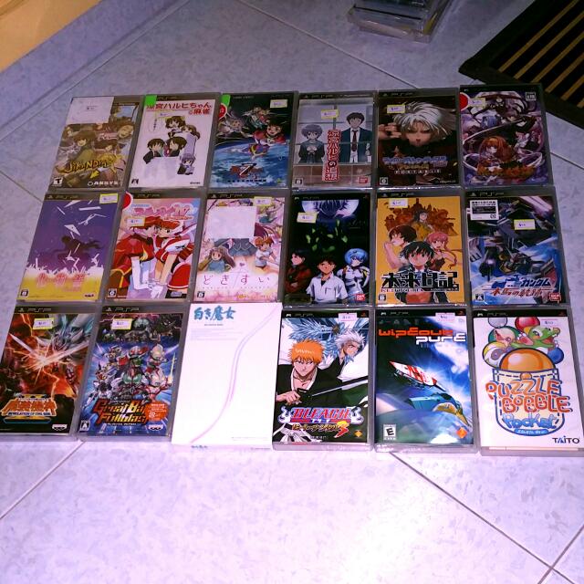 Assorted Psp Games Video Gaming Video Game Consoles Playstation On Carousell