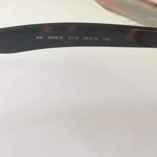 Authentic Rayban Prescriptive Glasses (Category: Sunglasses & Eyewear) located in Singapore. Submitted by cgsells (Listing ID 85524047, Image 3). Description: .