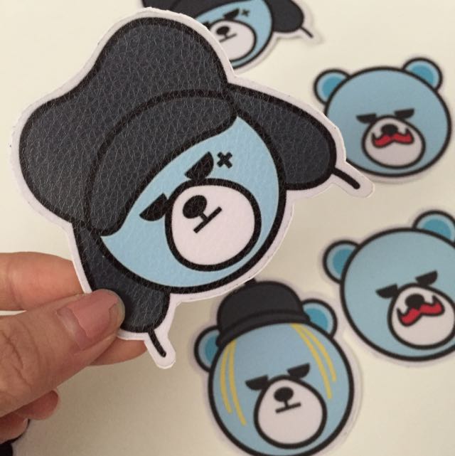 Big Bang Bear Water Resistance Sticker, Hobbies & Toys, Collectibles