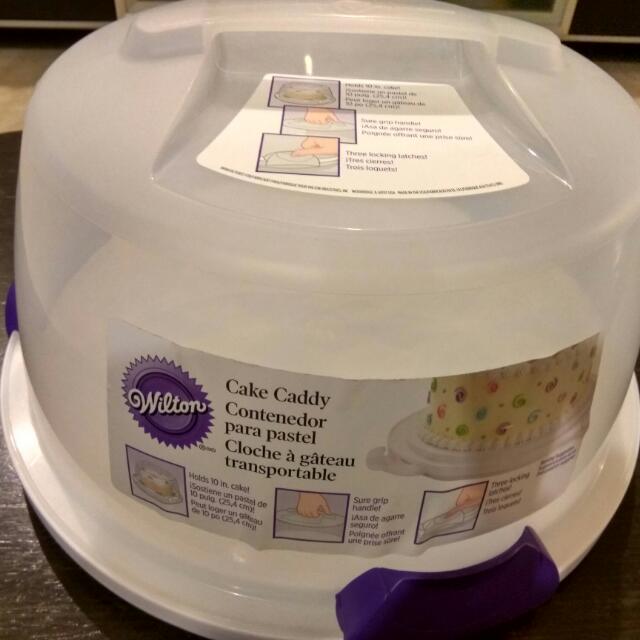 Wilton Cake Caddy New Tv Home Appliances Kitchen Appliances Other Kitchen Appliances On Carousell