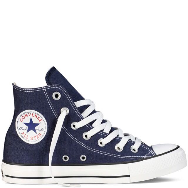 converse high cut navy blue