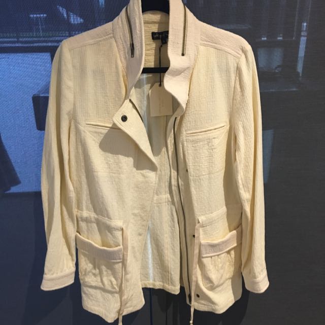 Goddess Of Babylon Cream Jacket Women S Fashion Clothes On Carousell