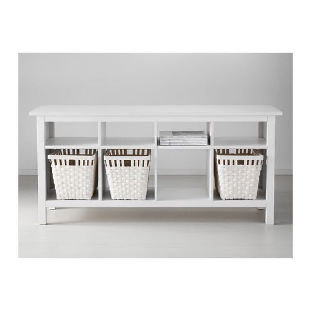 IKEA Hemnes Console table, white stain, Furniture & Home Living