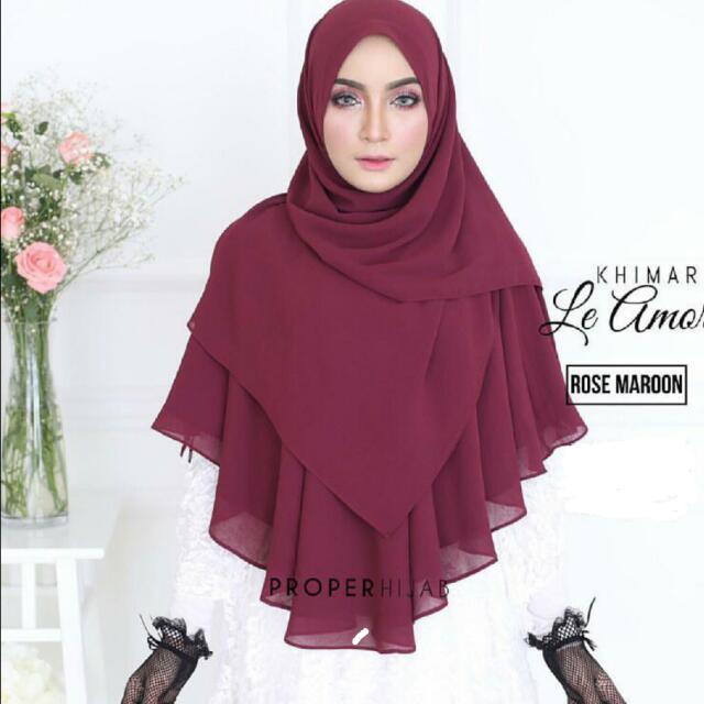 KHIMAR LE AMOR Women s Fashion Muslimah Fashion Hijabs KHIMAR LE AMOR Women s Fashion Muslimah Fashion Hijabs
