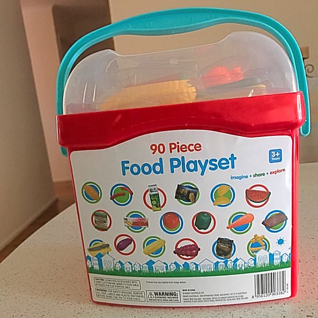 90 piece play food sales set