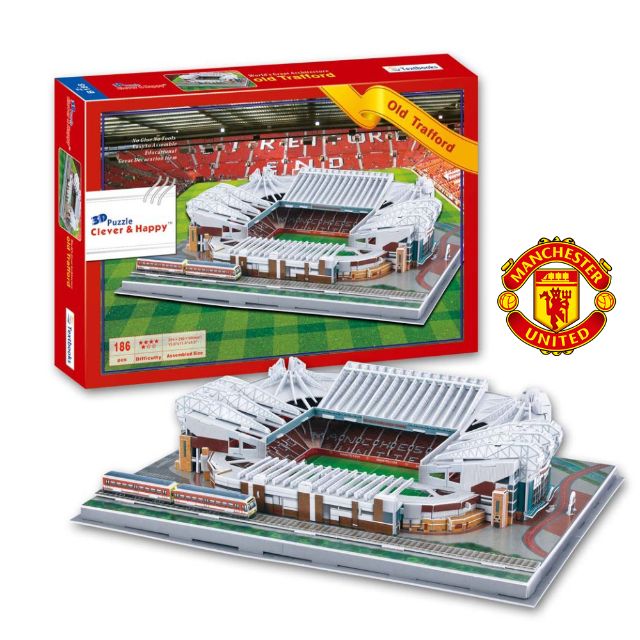 Manchester United Old Trafford Stadium 3d Puzzle Toys Games