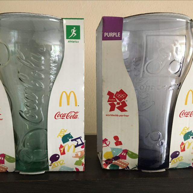 McDonalds' coke Glasses, Furniture & Home Living, Home Decor, Vases