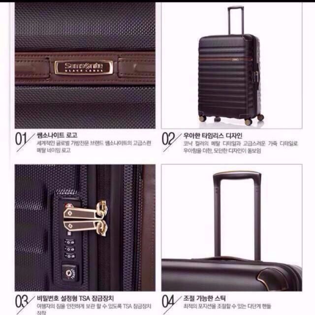 Samsonite Black Label Richmond Spinner 75cm Lifetime Warranty with free