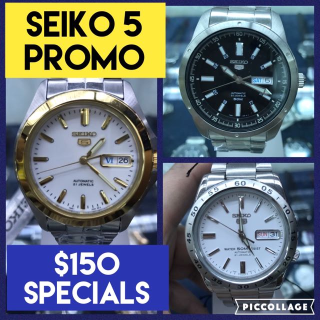 seiko 5 automatic wrist watches