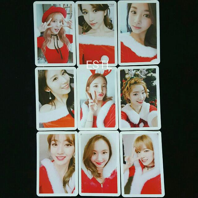 TWICE Twicecoaster Lane 1 Christmas Edition Normal Selfie Official