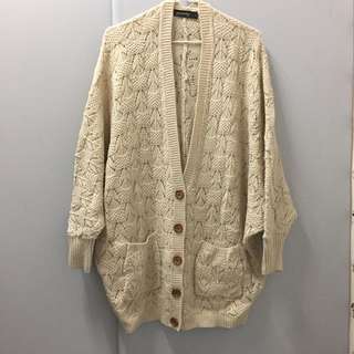 長身針織外套coat