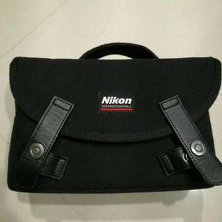 Camera bag Nikon black canvas 